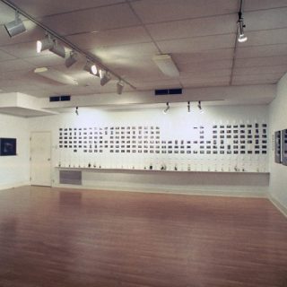 Crowd of Drifters (installation view, Process Grid and Trophy Photos), 2005